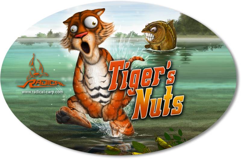 Nálepka Tiger Nuts 14,5 x 9,5cm
