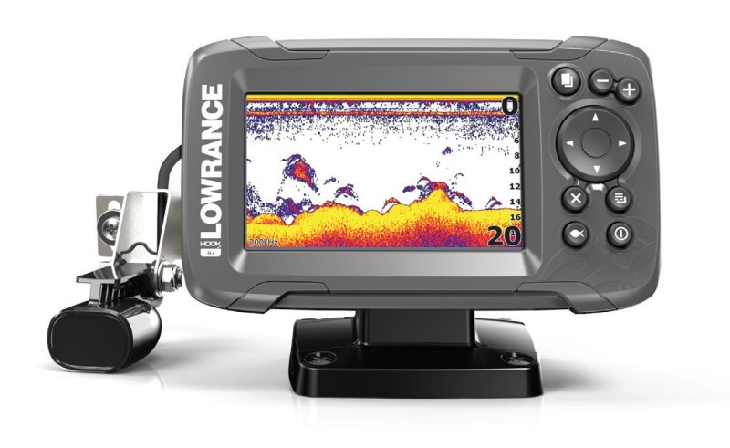 Sonar Lowrance HOOK2 - 4X ROW sonar+sonda aku.4,5Ah+nabíjačka