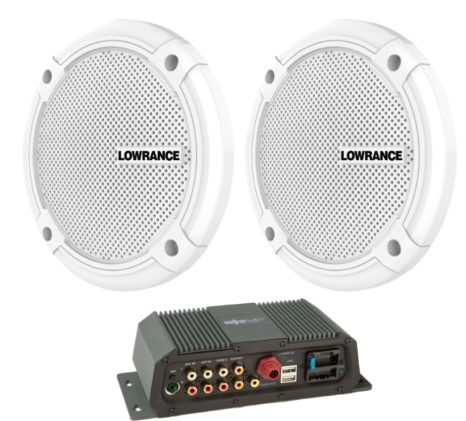 Ozvučenie lode LOWRANCE SONICHUB 2.1 reproduktory