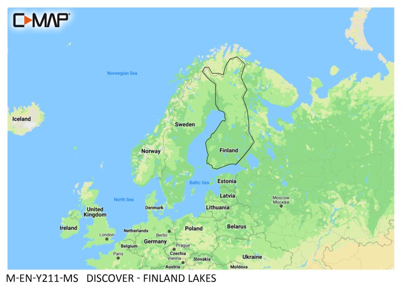 C-Map DISCOVER - FINLAND LAKES