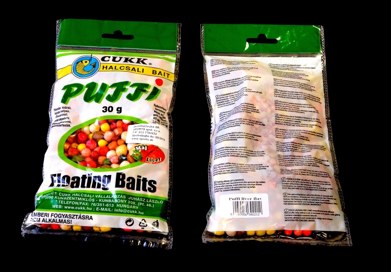 Plávajúca kukurica Cukk puffa MINI + STREDNA MIX 30g Kalmár
