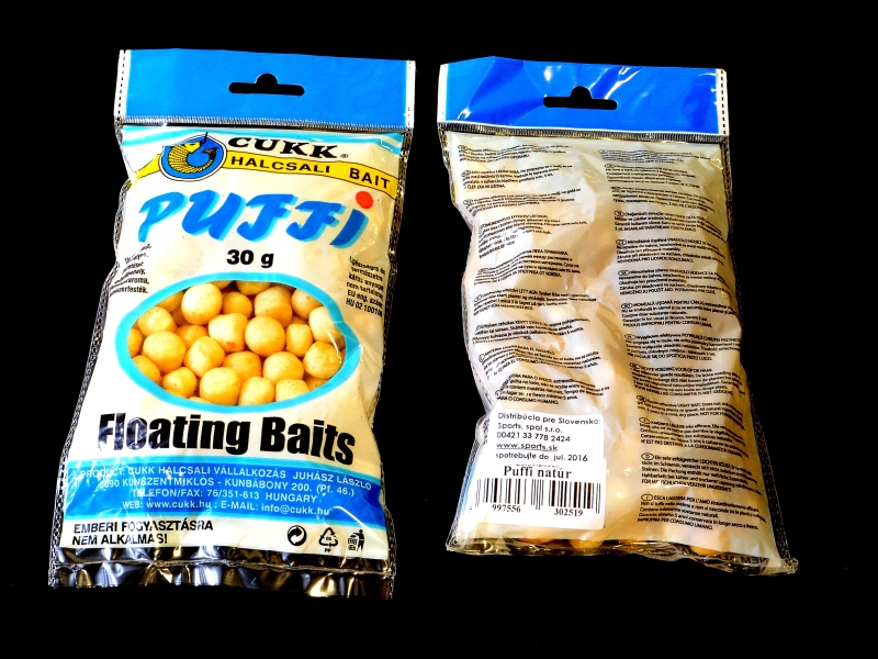 Plávajúca kukurica Cukk puffa BIG - veľká 10mm / 30g Mix cukrová