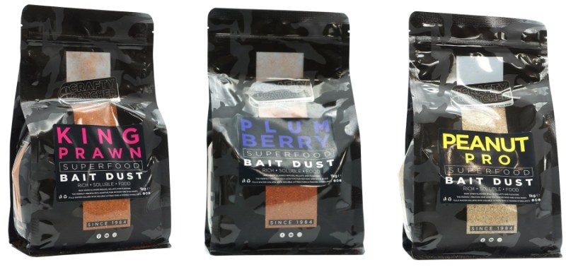 Crafty Catcher Bait Dust 1kg Peanut Pro/Arašid Pro