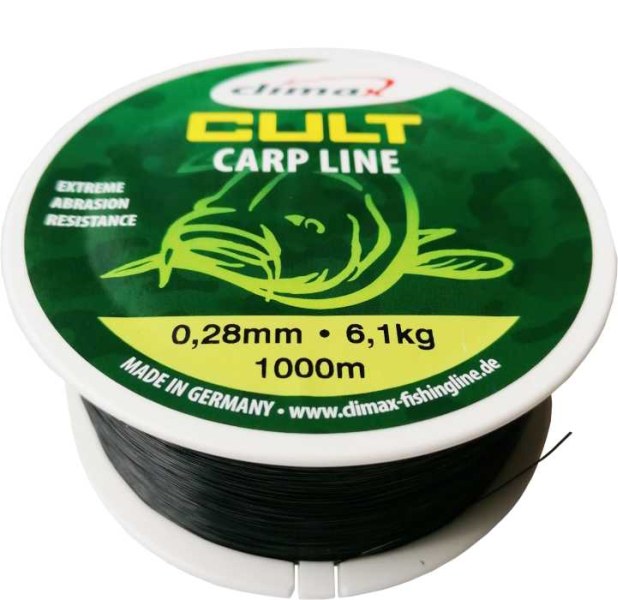 Climax silon Cult Carp line - čierny 1000m Priemer: 0,25mm nosnosť: 5,0kg