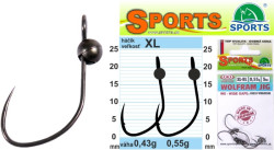 Vanfook Wolfram JIG-vekos XL, bez proti hrotu, 5ks