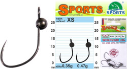 Vanfook Wolfram JIG-vekos XS, bez proti hrotu, 5ks