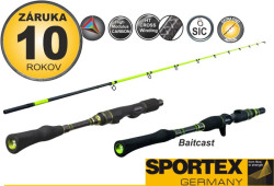 Prívlačový prút SPORTEX STYX - T - dvojdielny