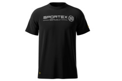 Rybárske tričko T-Shirt čierne s logom