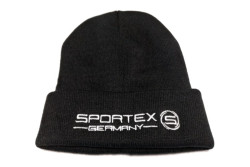 Rybárska čiapka SPORTEX s logom čierna
