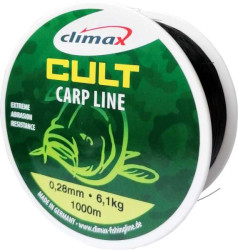 Climax silon Cult Carp line - čierny 1000m