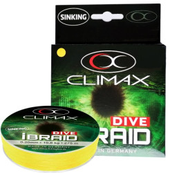 Potápavá šnúra Climax iBraid DIVE žltá 135m