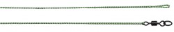 TANDEM BAITS Leadcore leaders Ring Swivel 60 cm Weed