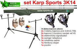 SPORTS 3K14 - Kaprársky 14 dielny set - 3,6m/2,75lbs