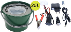 Okysličovač AA Batterie, USB, 230V + Vedro 25L