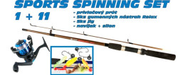 SPORTS Spinning set 1 + 11 prt +nstrahy + navijak 30