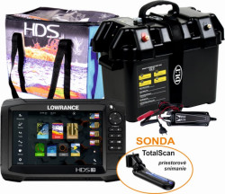 LOWRANCE HDS-7 Carbon TotalScan + Power Box Max