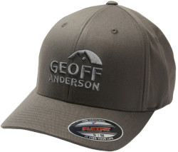 Šiltovka Geoff Anderson Flexfit NU šedá 3D biele logo