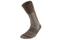 Vysoké merino ponožky Geoff Anderson Woolly sock hnedé