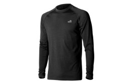 WizWool 165 soft termo tričko s dlhým rukávom čierne