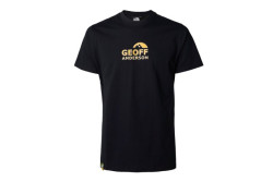 Tričko Organic Tee čierne s oranžovým logom
