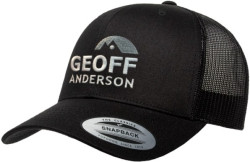 Šiltovka Geoff Anderson s logom - čierna