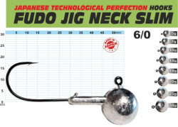 FUDO JIG PROFI Slim s krčkom 6/0 balenie 3ks