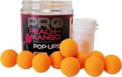 Starbaits POP-UP Fluo 14mm/60g Peach/Mango+dip 25ml