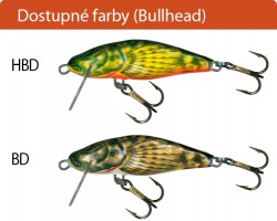 Salmo rybarske voblery bullhead BD6S