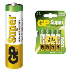 Batéria LR6 GP SUPER AA - 8ks bal/cena za 1ks