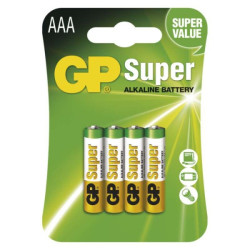 Alkalická batéria GP Super AAA 4ks bal/cena za 1ks