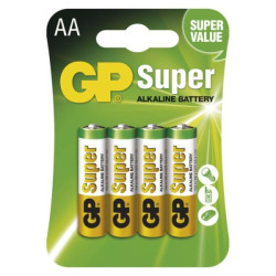 Alkalická batéria GP Super AA 4ks bal/cena za 1ks
