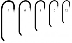 #4 R73NP-BR- Streamer hik 25ks- Mustad