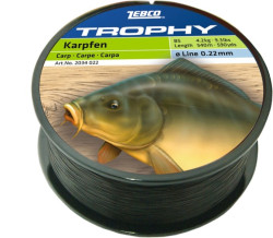 vlasec zebco carp 0,22mm/540m - ierny