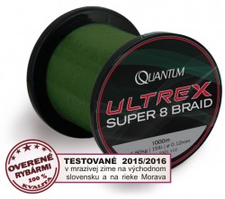 Ultrex Super 8 Braid 1000m šnúra zelená