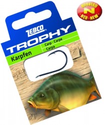 Naviazaný háčik 1/0 Trophy Carp, 0.35mm, 0.7m