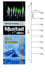 T89-8, Bait Catcher Rig Mustad, montáž 8 háčikov