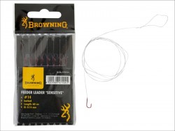 Feeder nádväzec Feeder hook-to-nylon Sensitive red