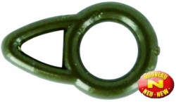 Run Ring, mat green, 10pcs