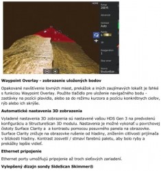 Lowrance sonda 3D REAL - reálne 3D zobrazenie