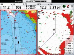SIMRAD set multifunk�n� sonar NSS12 evo2 + 4G radar