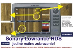 re�lne zobrazenie sonarov HDS - re�lny tvar r�b
