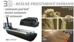Lowrance sonda 3D REAL - reálne 3D zobrazenie
