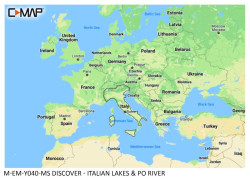 C-Map DISCOVER - ITALIAN LAKES AND PO RIVER