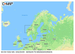C-Map DISCOVER - BERGEN TO BRANDSFJORDEN