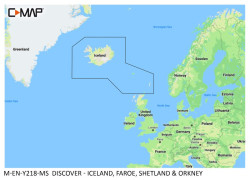 C-Map DISCOVER - ICELAND, FAEROE, SHETLAND