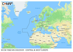C-Map REVEAL-CENTRAL & WEST EUROPE CONTINENTAL
