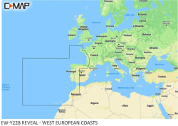 C-Map REVEAL - WEST EUROPEAN COASTS