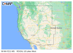 C-Map REVEAL LAKES - US LAKES WEST