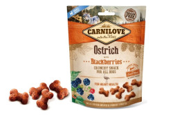 Pre psov Carnilove Dog Crunchy Snack Ostrich & Blackberries 200g