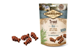 Pre psov Carnilove Dog Semi Moist Snack Trout & Dill 200g